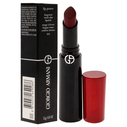 Giorgio Armani Lip Power Longwear Vivid Color Lipstick 404 Tempting
