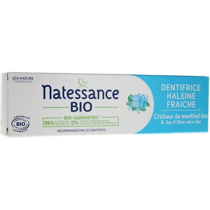 Dentifrice Organic Natessance Fresh Breath 75ml