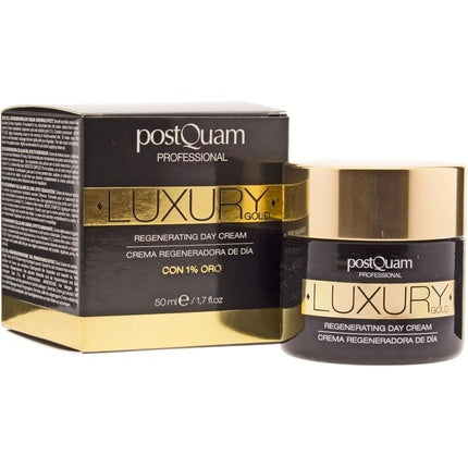 Cremă de noapte Postquam Luxury Gold cu extract de aur și acid hialuronic, 50ml