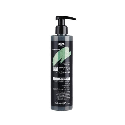 Lisap Refresh Color Mask, Mascara colorantă pentru păr, Aquamarine, 250ml