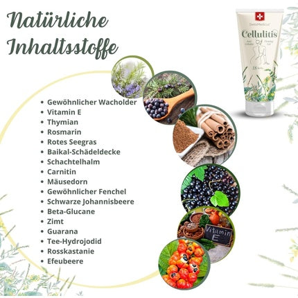 Cremă anticelulitică, Swissmedicus, 200ml, plante