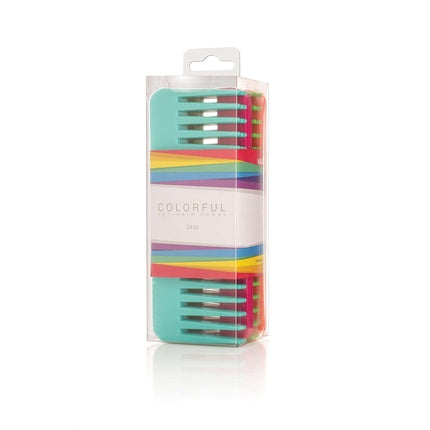 Set piepteni rat tail colorat, ambalaj 12 buc