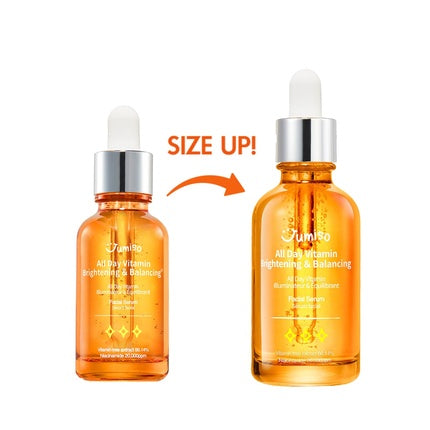 Serum Facial Vitamin JUMISO All Day Brightening & Balancing, 50ml, Extract de Tei, Niacinamidă