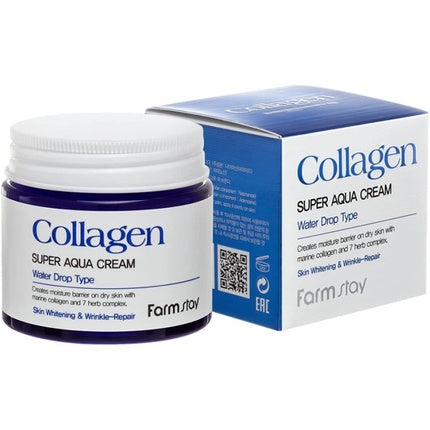 Cremă hidratantă, Farm Stay, Collagen Super Aqua, 80 ml