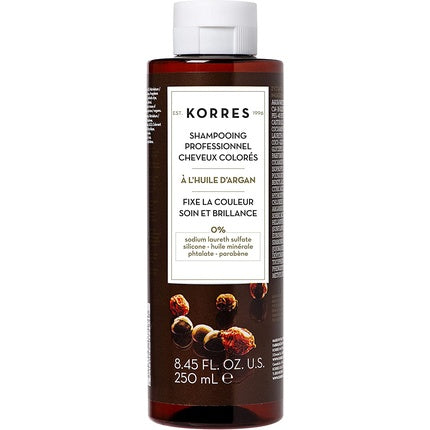 Șampon, Korres, Argan Oil, pentru păr vopsit, 250ml