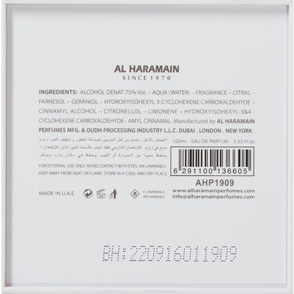 Parfum Eau de Parfum, Al Haramain Blanche, 100 ml