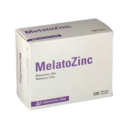 Supliment Nutrițional, Laboratorio Vias MelatoZinc, 1mg Melatonină + Zinc, 120 Capsule