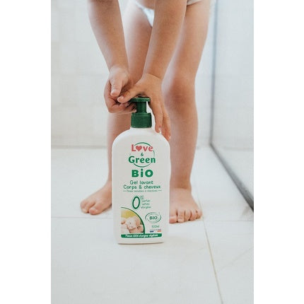Gel de duș organic Love & Green, Lavant, 500ml