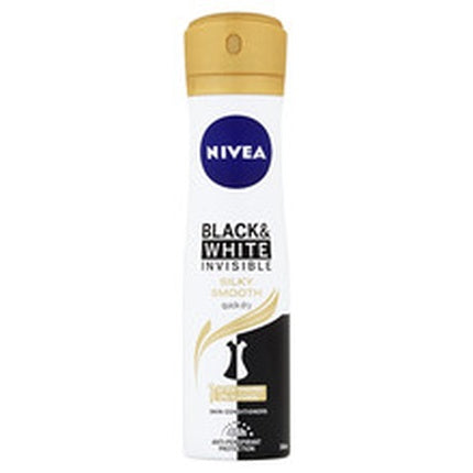 Nivea Black & White Invisible Silk and Smooth Deodorant Spray, 200 ml