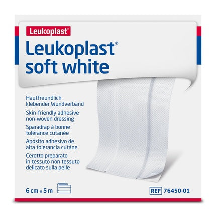 Leukoplast Soft White, bandă adezivă medicală albă