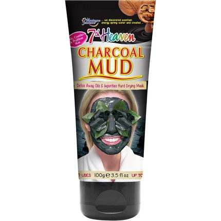 Mască față, 7th Heaven, Charcoal Mud, 100 ml