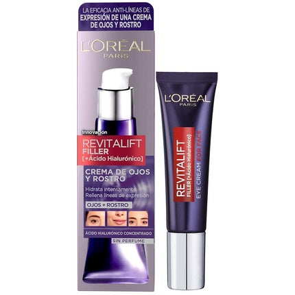 Cremă de față și ochi, L'Oréal Paris, Revitalift Filler, 30ml