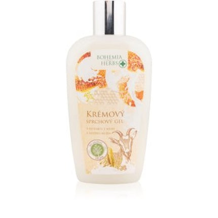 Gel de duș Bohemia Herbs cu miere și lapte de capră, 267 g