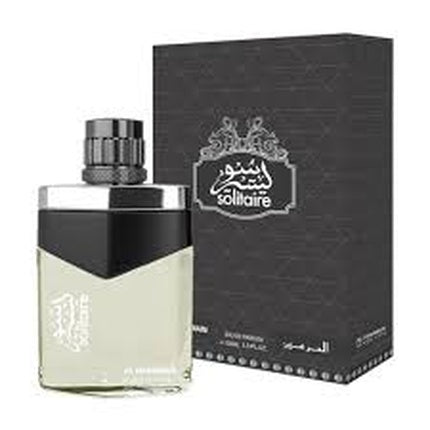 Eau de Parfum Al Haramain Solitaire, 430g, sticlă transparentă cu detaliu negru