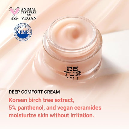 Crema de față Deep Comfort - Retunu, 210 g