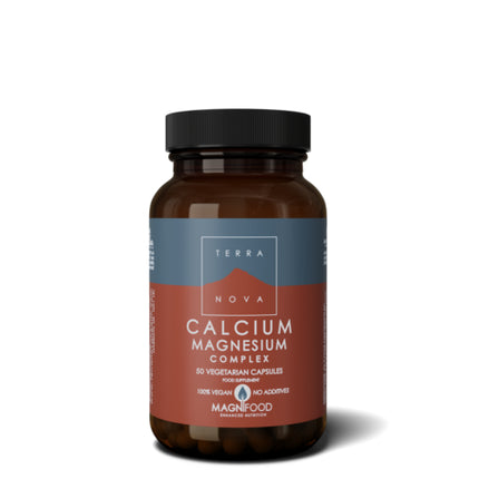 Supliment alimentar Terranova Calcium Magnesium 2:1, 50 capsule vegetiene