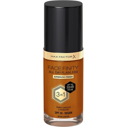 Fond de ten, Max Factor, Facefinity 3-in-1, Culoare cacao, 30ml
