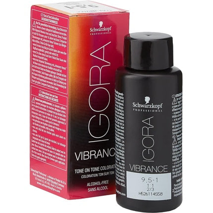 Vopsea de par, Schwarzkopf, Igora Vibrance 9.5-1 Platinum Blond Cendré