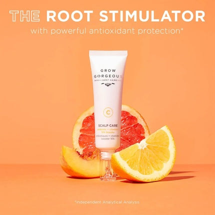 Serum pentru îngrijirea scalpului cu Vitamina C, Grow Gorgeous, Booster Prebiotice, 10% Vitamina C, 50 ml