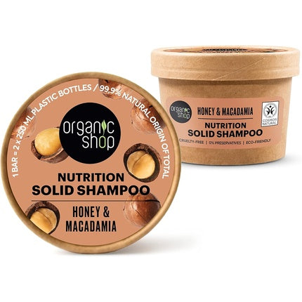 Șampon solid, Organic Shop, Honey, 60g