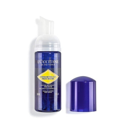 Spumă Curățare Față, L'Occitane, Immortelle, albastru, 150ml