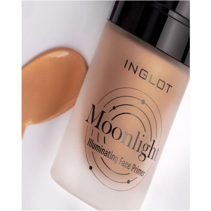 Primor Iluminator Inglot Moonlight Face Primer New Moon 22, 10 ml, Culoare nude