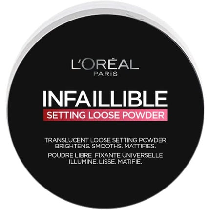 Pudră de Fixare Față, L'Oréal Paris, Infaillible Setting Loose Powder 01, Transparentă, 6g