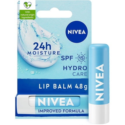 Balsam de buze NIVEA Hydro Care cu SPF 15, 4.8g