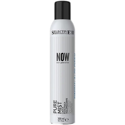 Spray modelare păr, Selective Professional, Now Texture Pure Mist Volumizing Ecological Spray 300ml, argintiu