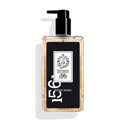 Gel de duș Farmacia Ss. Annunziata 1561 Noble Whisky, 500ml, ambalaj transparent cu pompă neagră