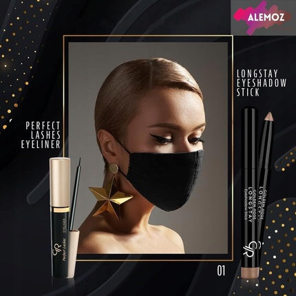 Creion de Ochi Golden Rose Perfect Lashes Black, Negru