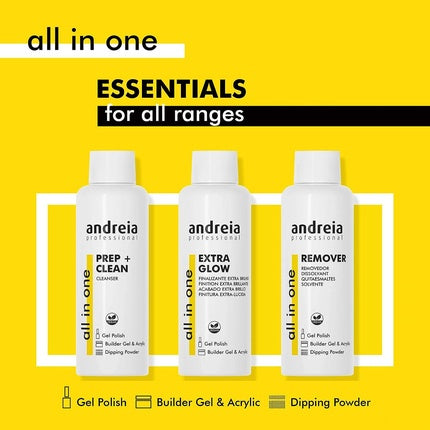 Solutie Unghii Andreia Professional Prep and Clean 1L, Alb