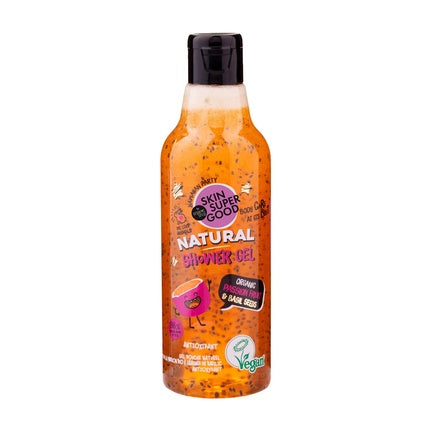 Gel de duș, Natura Siberica, Skin Super Good, Passion Fruit & Basil Seeds, 250ml