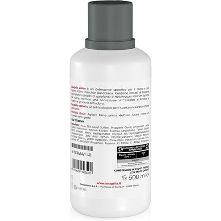 Detergent Corporal Saugella Uomo pentru Igienă Intimă, 500 ml