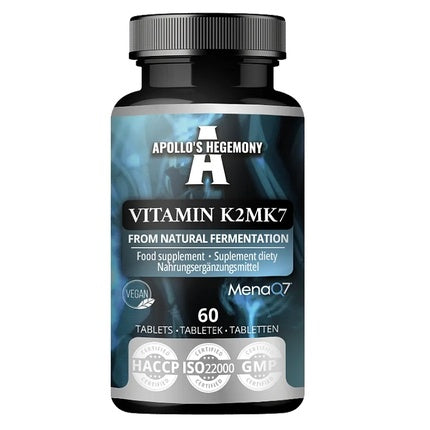 Supliment Nutrițional Apollo's Hegemony, Vitamin K2 Mk7, 60 Tablete