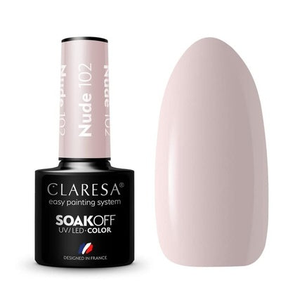 Lac de unghii, Claresa 102, Nude, 5ml
