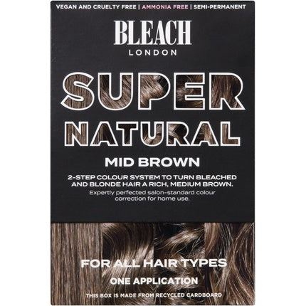 Vopsea păr, Bleach London, Mid Brown, semi-permanent