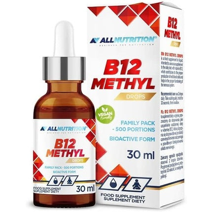 Dizolvare, Allnutrition, B12 Methyl Drops, 30ml, Vegan