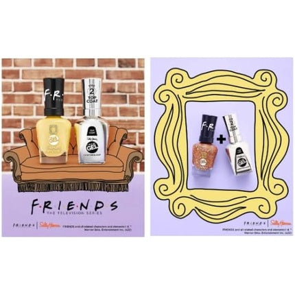 Set Oja, Sally Hansen, Miracle Gel, galben si transparent