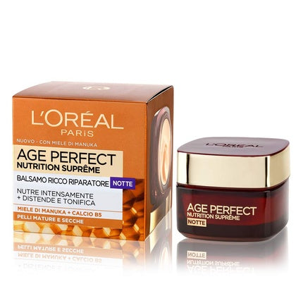 Crema de noapte regeneranta L'Oréal Paris Age Perfect Nutrition Supreme, 50ml