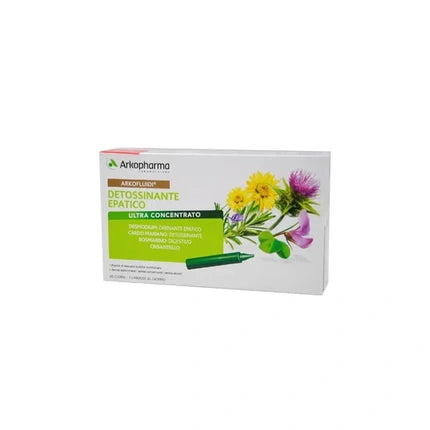 Arkopharma Arkofluidi Hepatic Detoxifier Ultra Concentrate 20 Ampoules