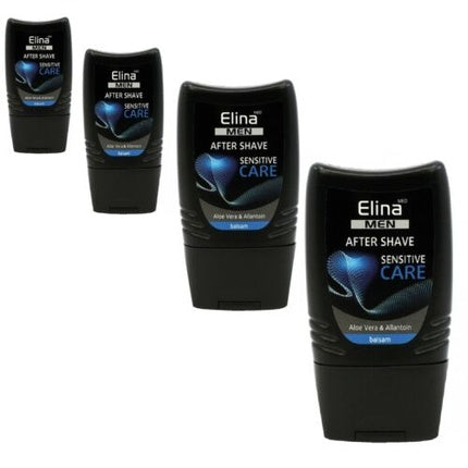 Aftershave Elina Med Men Sensitive, 100ml, negru