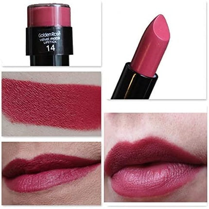 Ruj, Golden Rose, Velvet Matte, roșu trandafir
