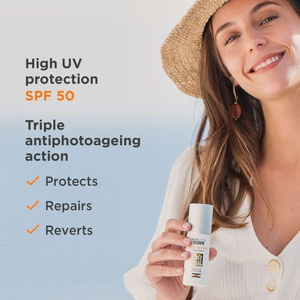 Cremă de față, ISDIN FotoUltra Age Repair, SPF 50, 50ml