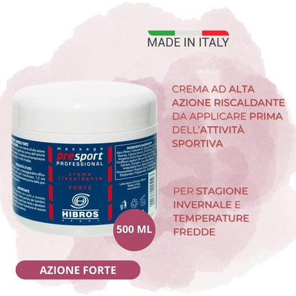 Crema de Încălzire Sport Hibros PreSport Strong, 500 ml