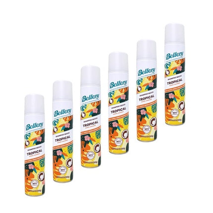 Șampon uscat Bellery Tropical, 200ml, design tropical