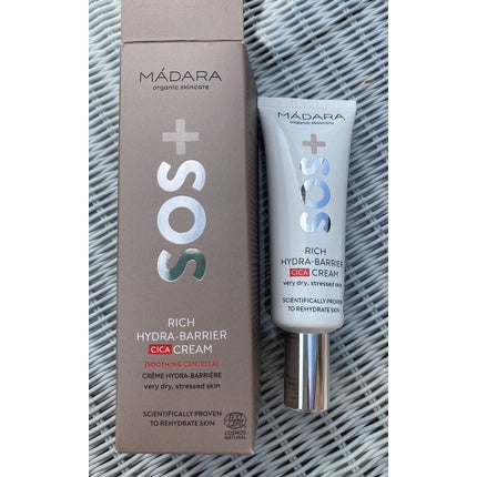 Cremă hidratantă, Mádara, SOS Rich Hydra Barrier CICA, 40ml