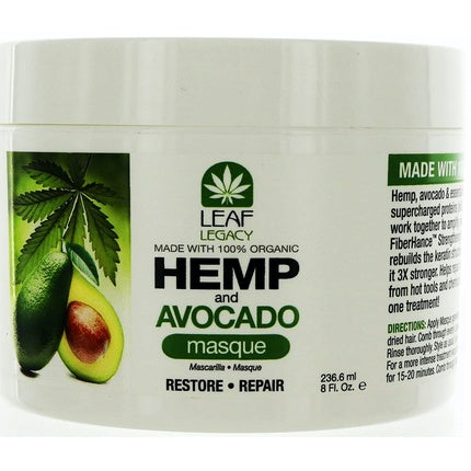 Mască de păr Fantasia Hemp & Avocado Oil, Restorare și Reparare, 236ml