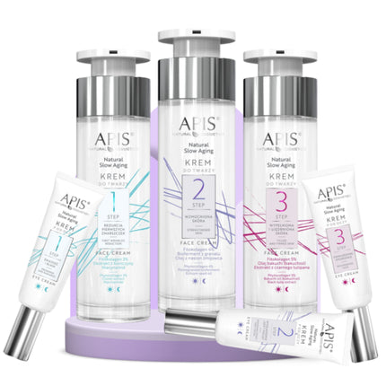 Set îngrijire anti-îmbătrânire, Apis Natural Slow Aging, 100g