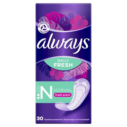 Panouri igienice Always Daily Fresh Normal, ambalaj 30 buc, miros proaspăt